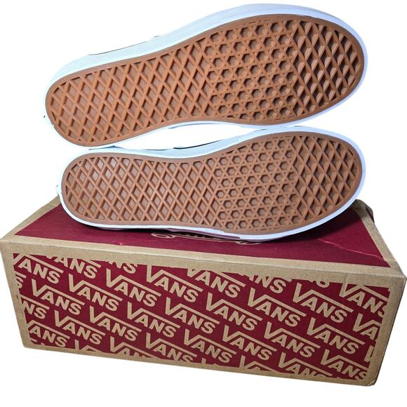 Brand New Vintage Vans Blue Checkerboard with Box Youth/Mens 6.5, Womens Size 8 - Picture 5 of 7